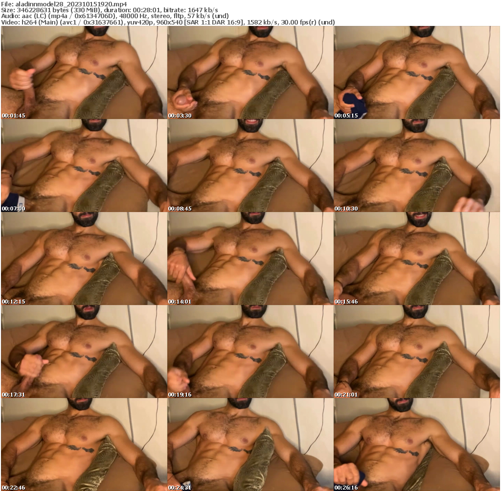 Preview thumb from aladinnmodel28 on 2023-10-15 @ chaturbate