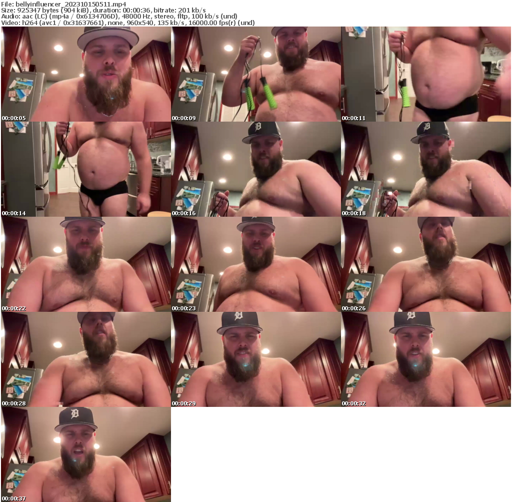 Preview thumb from bellyinfluencer on 2023-10-15 @ chaturbate