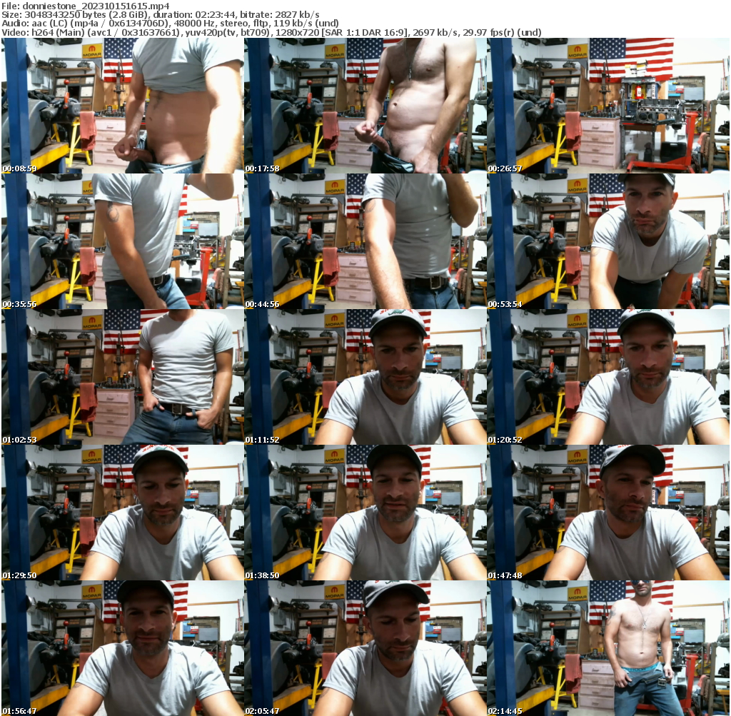 Preview thumb from donniestone on 2023-10-15 @ chaturbate