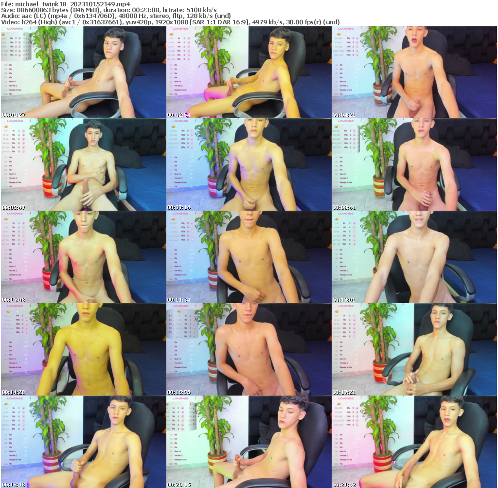 Preview thumb from michael_twink18 on 2023-10-15 @ chaturbate