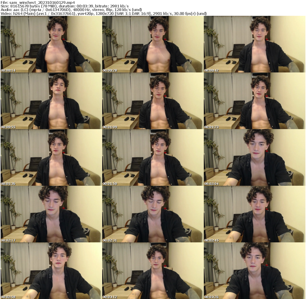 Preview thumb from sam_winchest on 2023-10-15 @ chaturbate