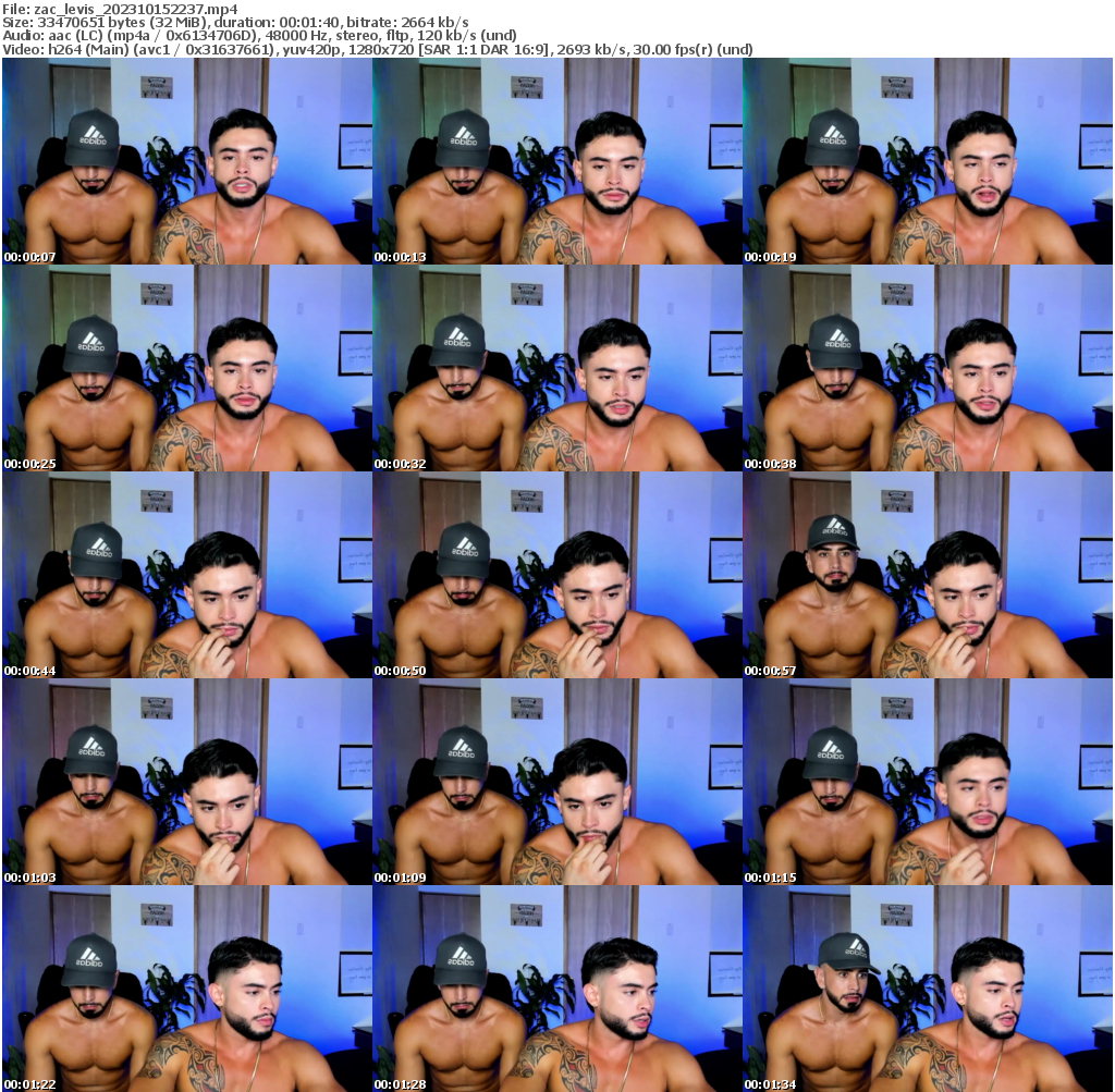 Preview thumb from zac_levis on 2023-10-15 @ chaturbate