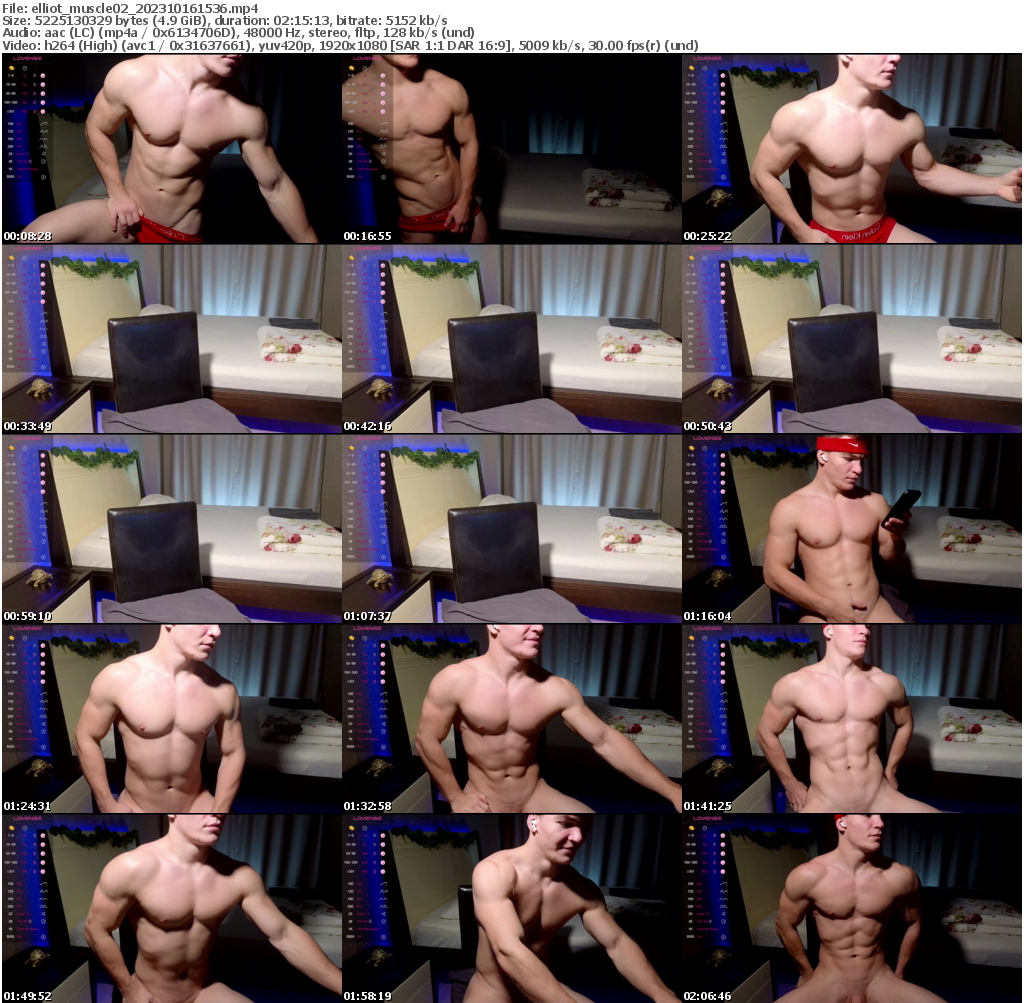 Preview thumb from elliot_muscle02 on 2023-10-16 @ chaturbate
