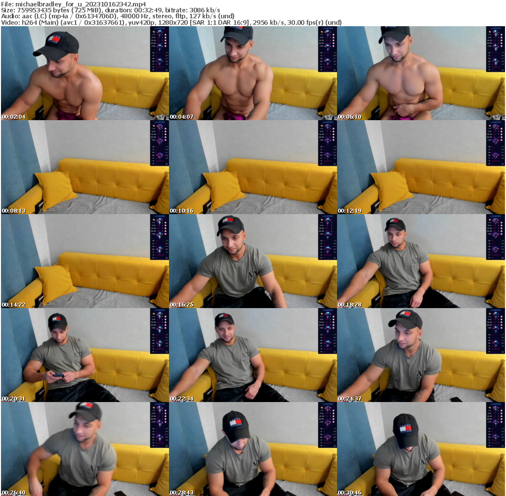 Preview thumb from michaelbradley_for_u on 2023-10-16 @ chaturbate