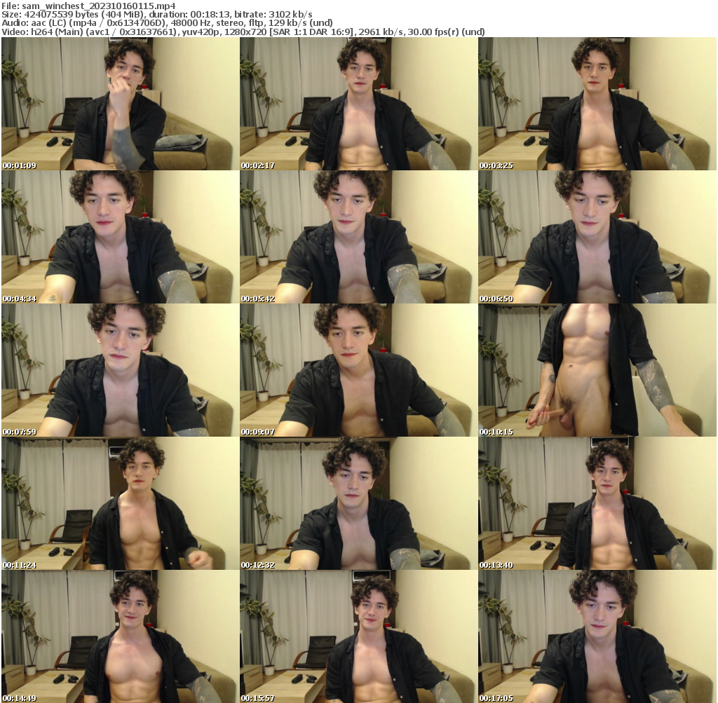 Preview thumb from sam_winchest on 2023-10-16 @ chaturbate