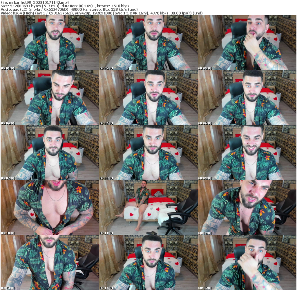 Preview thumb from mrkarlhot99 on 2023-10-17 @ chaturbate
