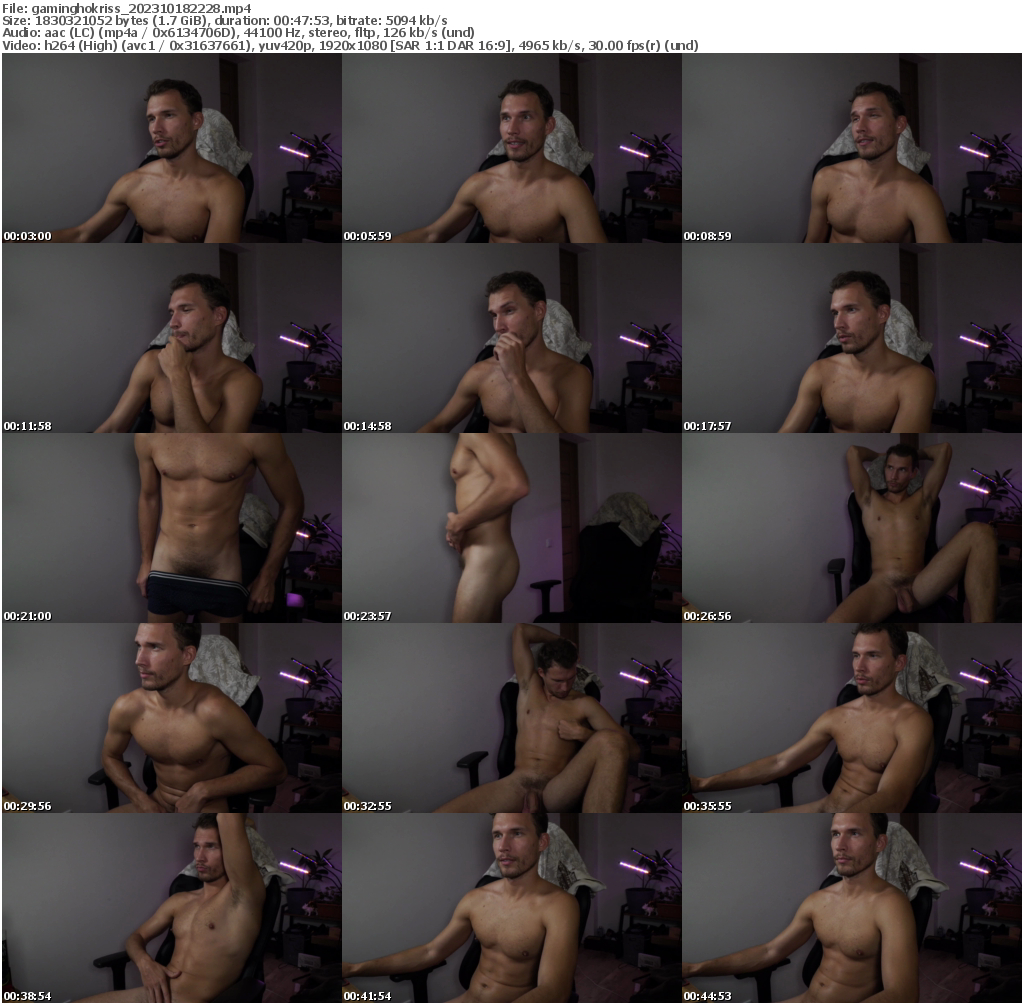 Preview thumb from gaminghokriss on 2023-10-18 @ chaturbate