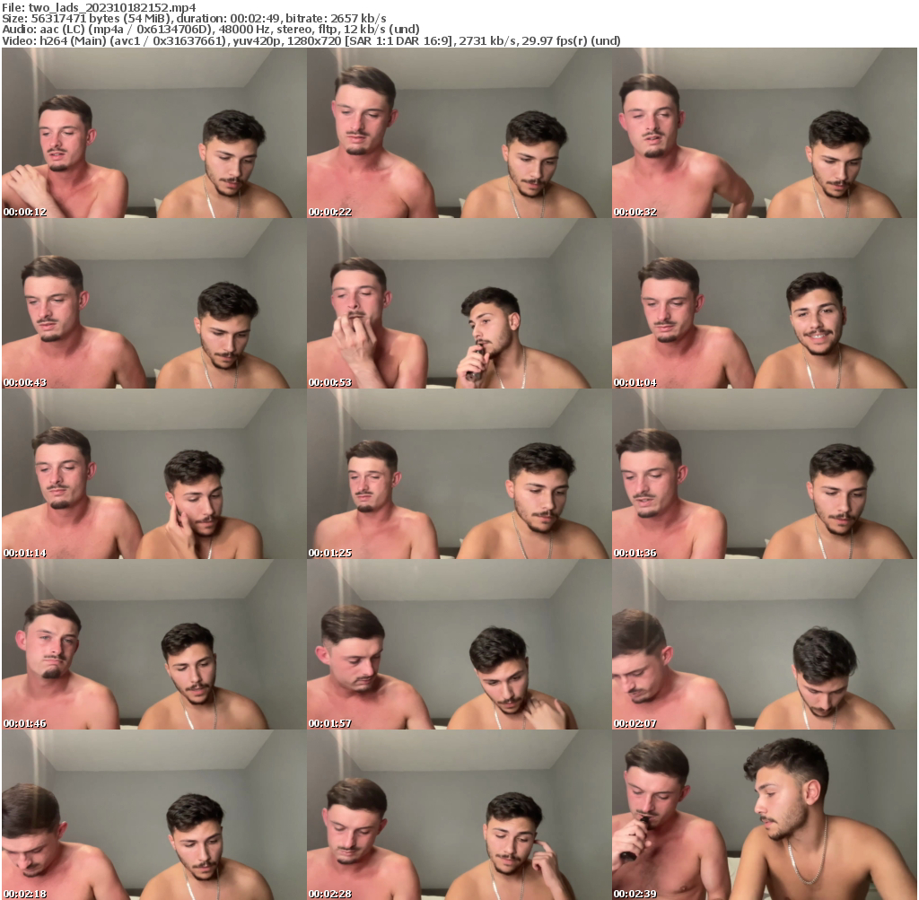 Preview thumb from two_lads on 2023-10-18 @ chaturbate