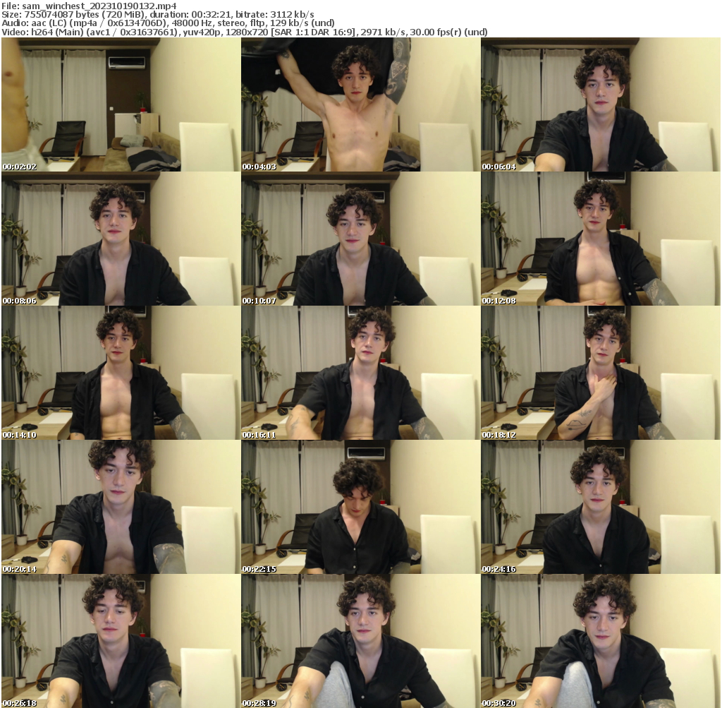 Preview thumb from sam_winchest on 2023-10-19 @ chaturbate