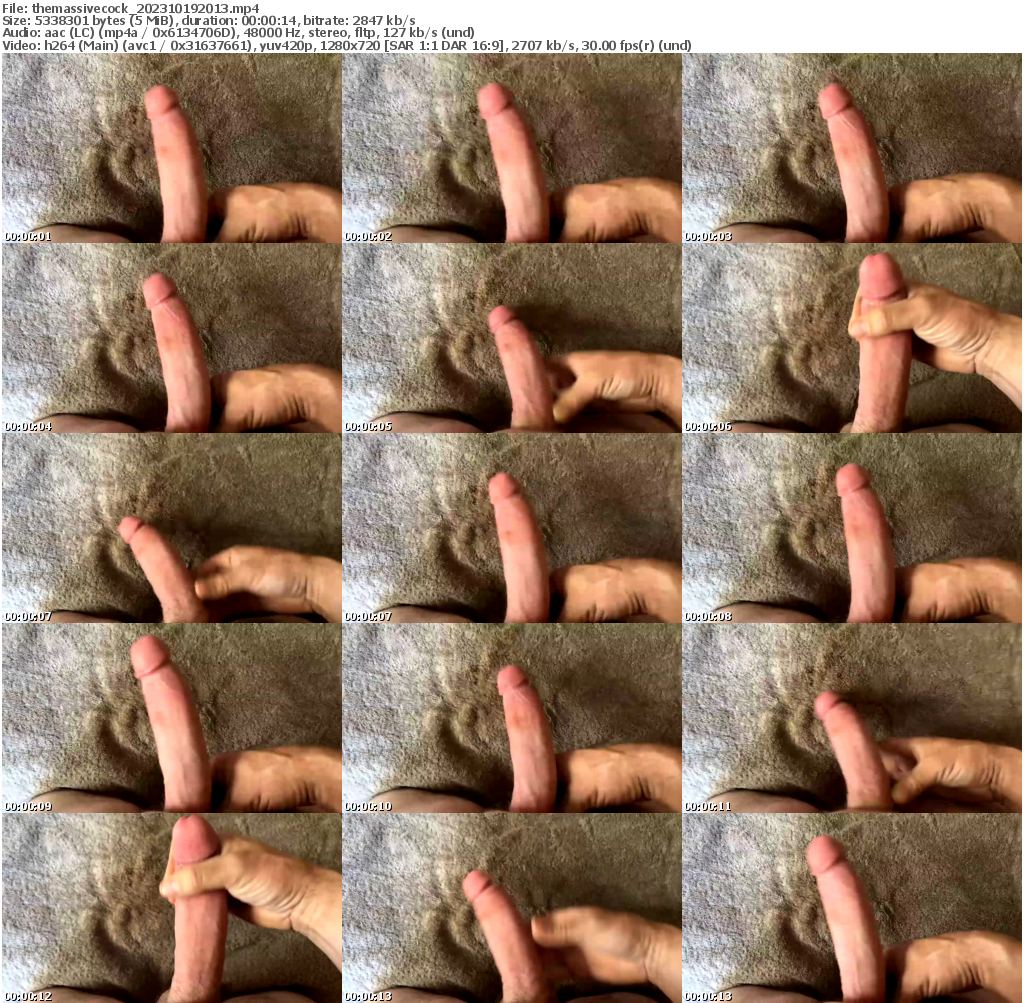 Preview thumb from themassivecock on 2023-10-19 @ chaturbate