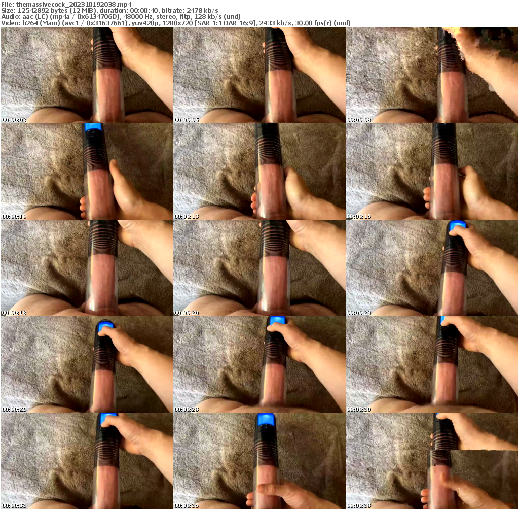 Preview thumb from themassivecock on 2023-10-19 @ chaturbate