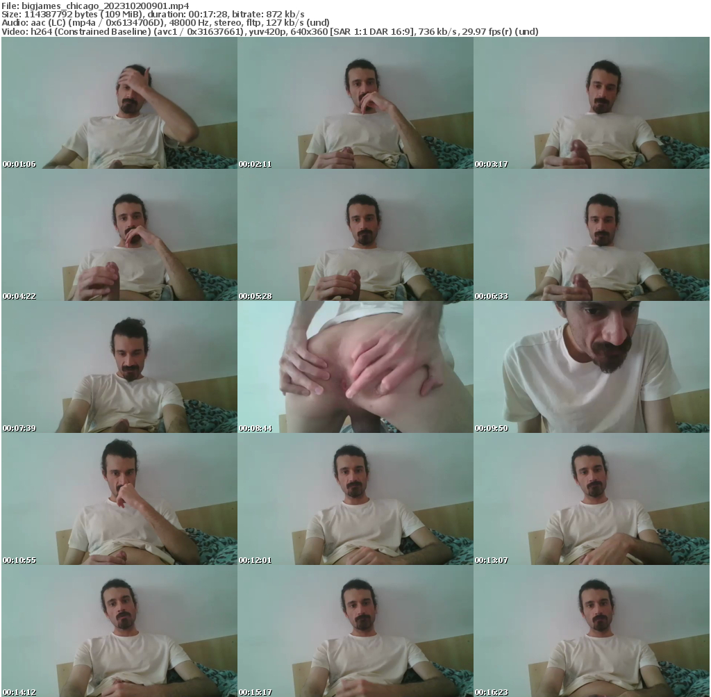 Preview thumb from bigjames_chicago on 2023-10-20 @ chaturbate
