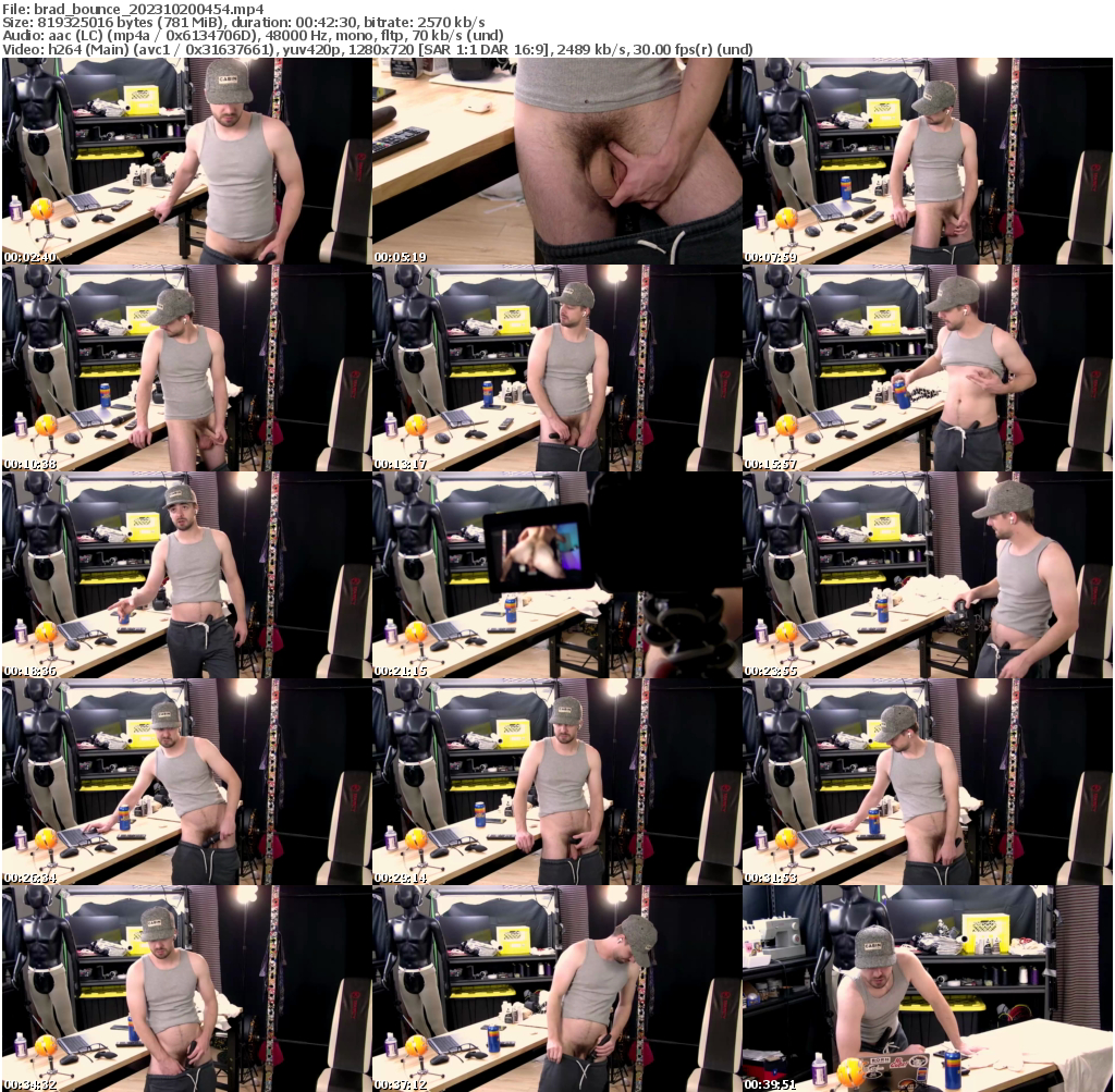 Preview thumb from brad_bounce on 2023-10-20 @ chaturbate