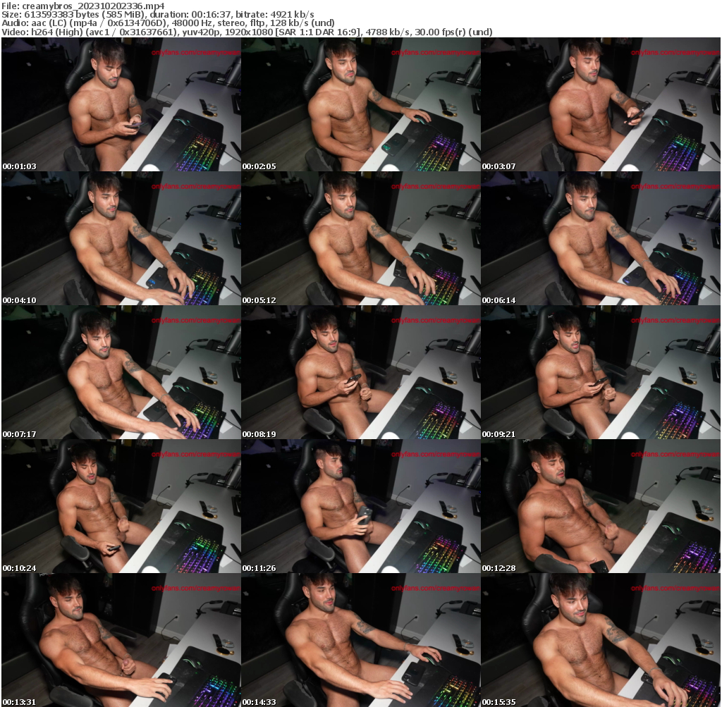 Preview thumb from creamybros on 2023-10-20 @ chaturbate
