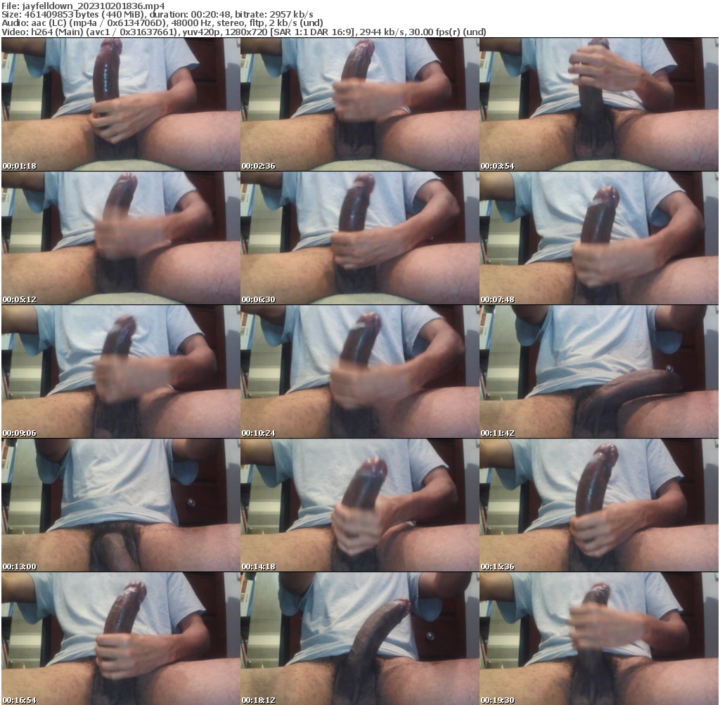 Preview thumb from jayfelldown on 2023-10-20 @ chaturbate