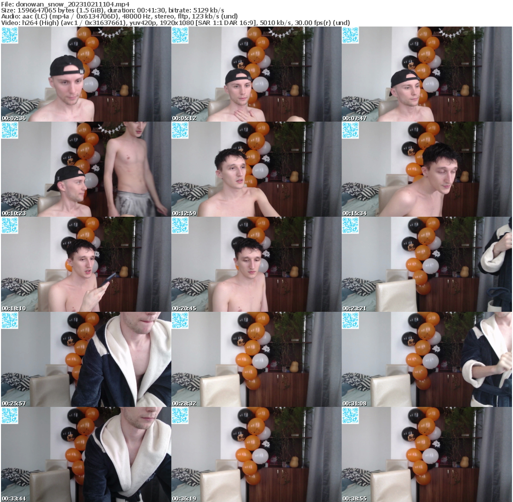 Preview thumb from donowan_snow on 2023-10-21 @ chaturbate