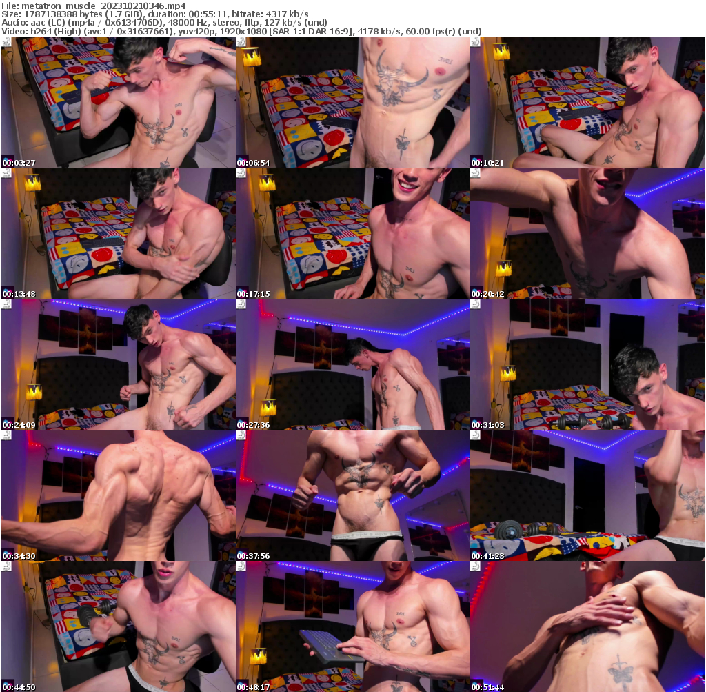 Preview thumb from metatron_muscle on 2023-10-21 @ chaturbate