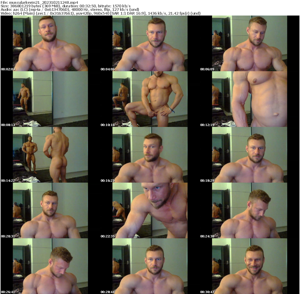 Preview thumb from muscularkevin21 on 2023-10-21 @ chaturbate