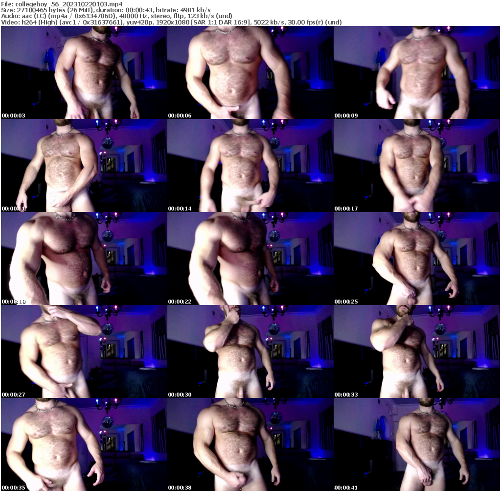 Preview thumb from collegeboy_56 on 2023-10-22 @ chaturbate