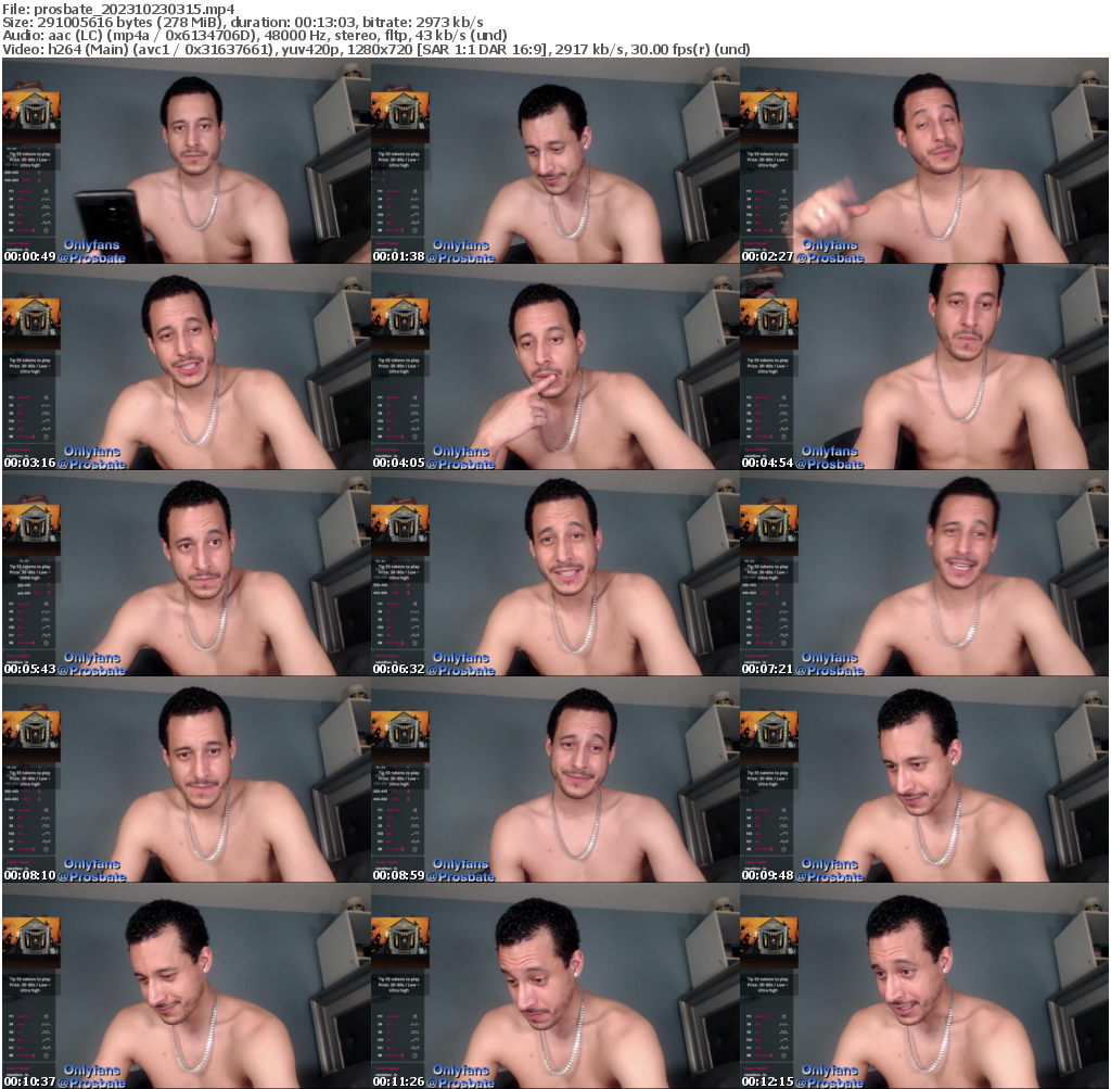 Preview thumb from prosbate on 2023-10-23 @ chaturbate
