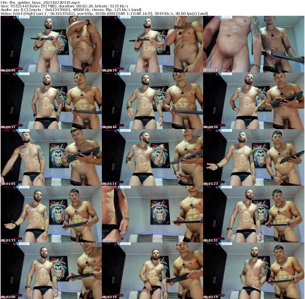 Preview thumb from the_golden_boys on 2023-10-23 @ chaturbate