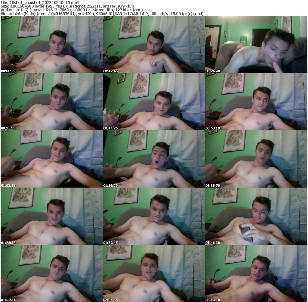 Preview thumb from 10shot_cumshot on 2023-10-24 @ chaturbate