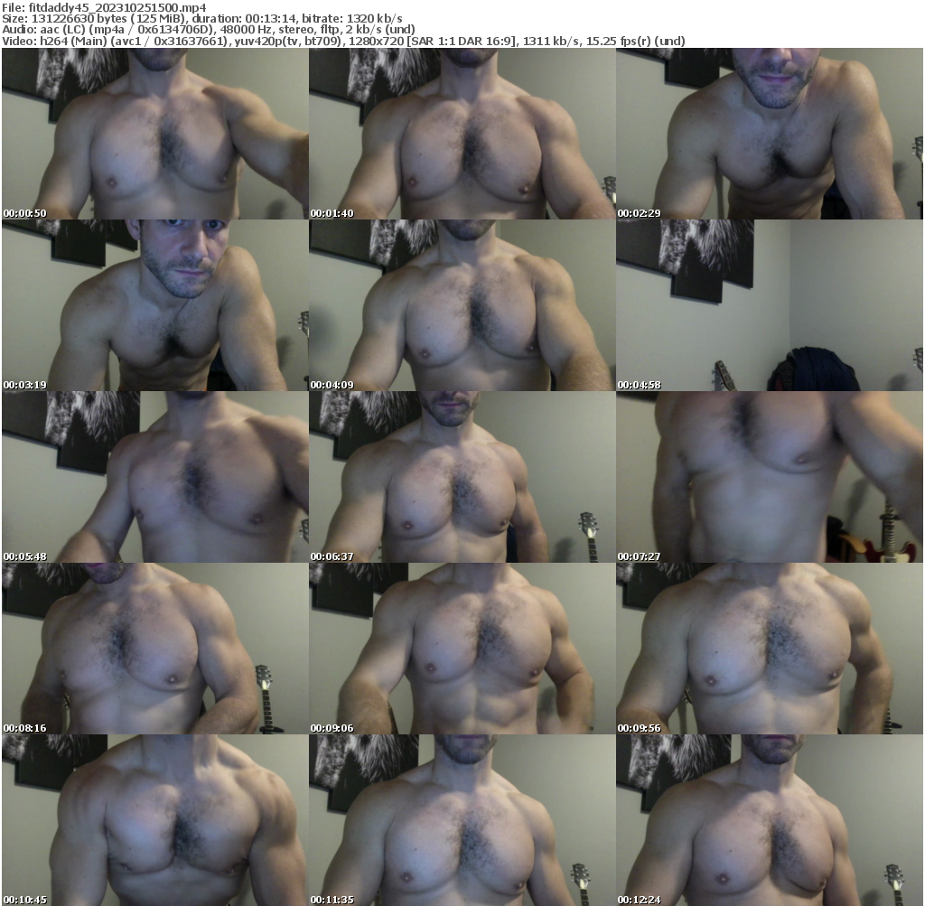 Preview thumb from fitdaddy45 on 2023-10-25 @ chaturbate