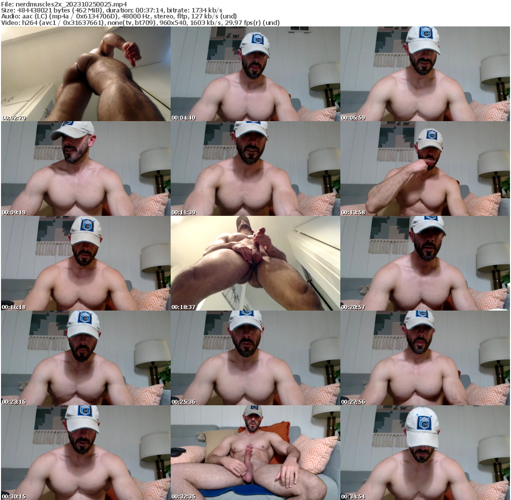 Preview thumb from nerdmuscles2x on 2023-10-25 @ chaturbate