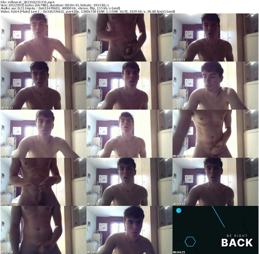 Preview thumb from reflexrat on 2023-10-25 @ chaturbate