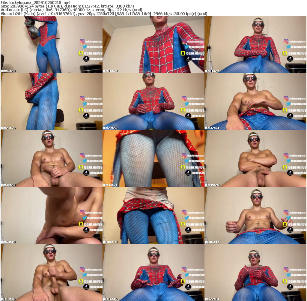 Preview thumb from luckyloganx on 2023-10-26 @ chaturbate