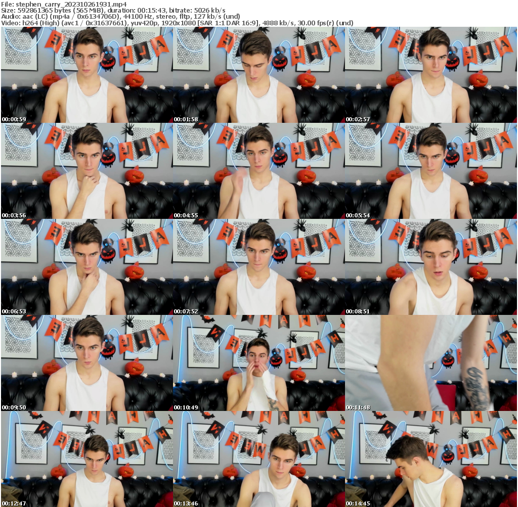 Preview thumb from stephen_carry on 2023-10-26 @ chaturbate
