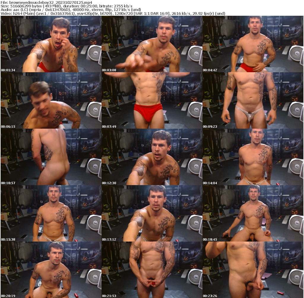 Preview thumb from browneyedmuscleboy32 on 2023-10-27 @ chaturbate