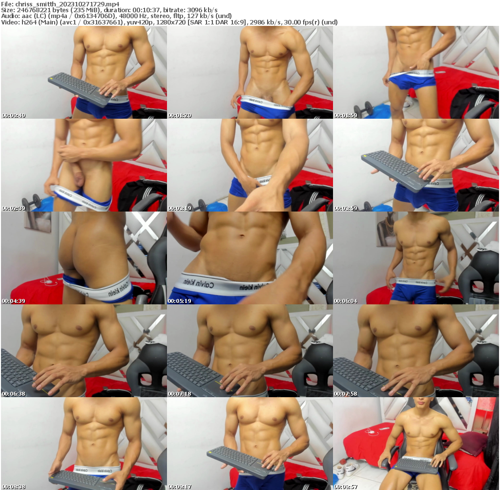 Preview thumb from chriss_smitth on 2023-10-27 @ chaturbate