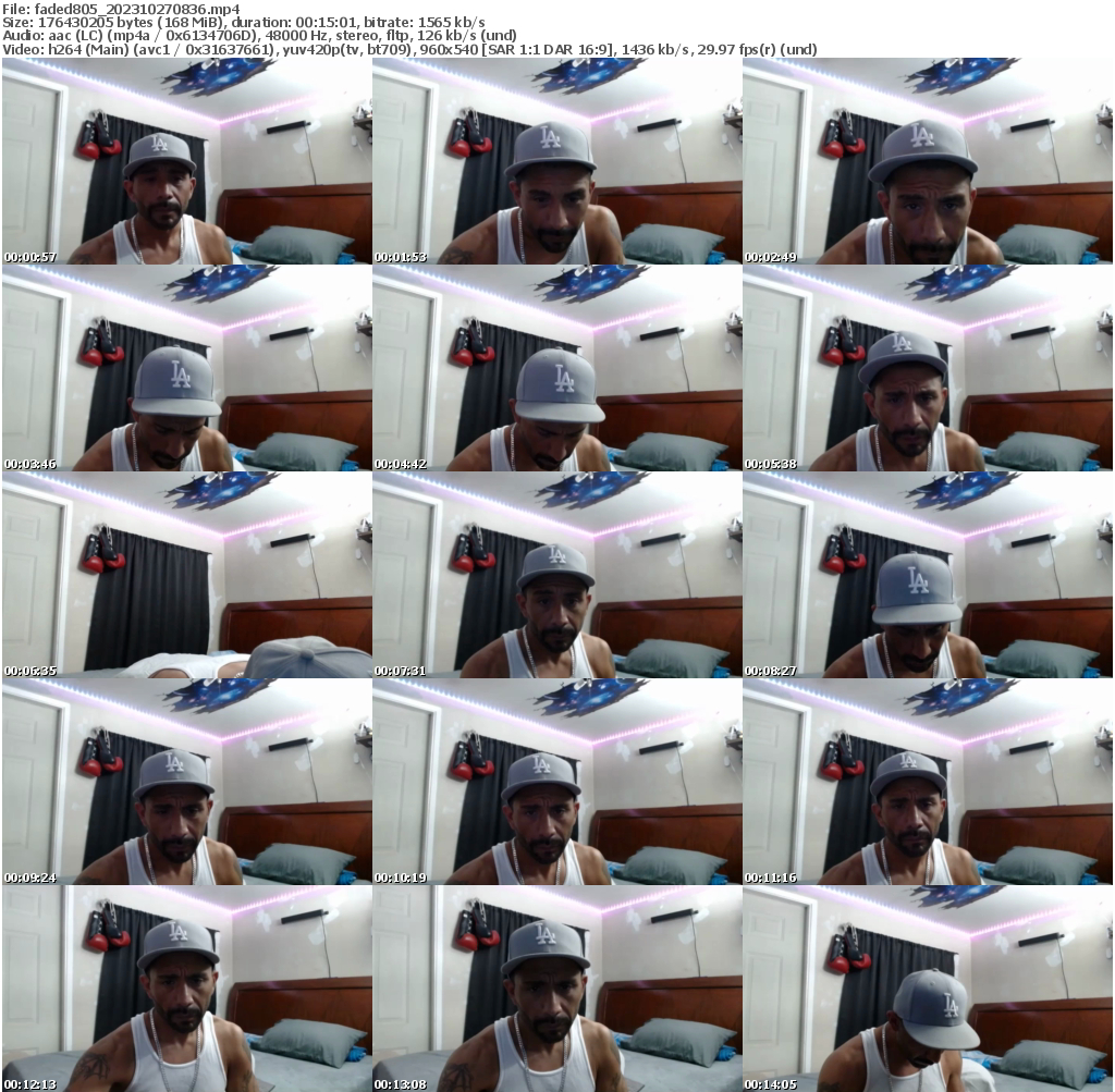Preview thumb from faded805 on 2023-10-27 @ chaturbate