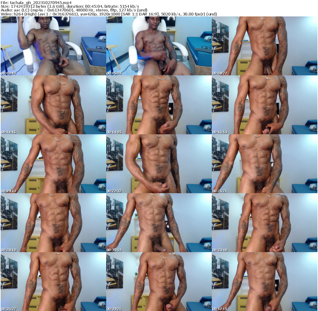 Preview thumb from tachala_gh on 2023-10-27 @ chaturbate