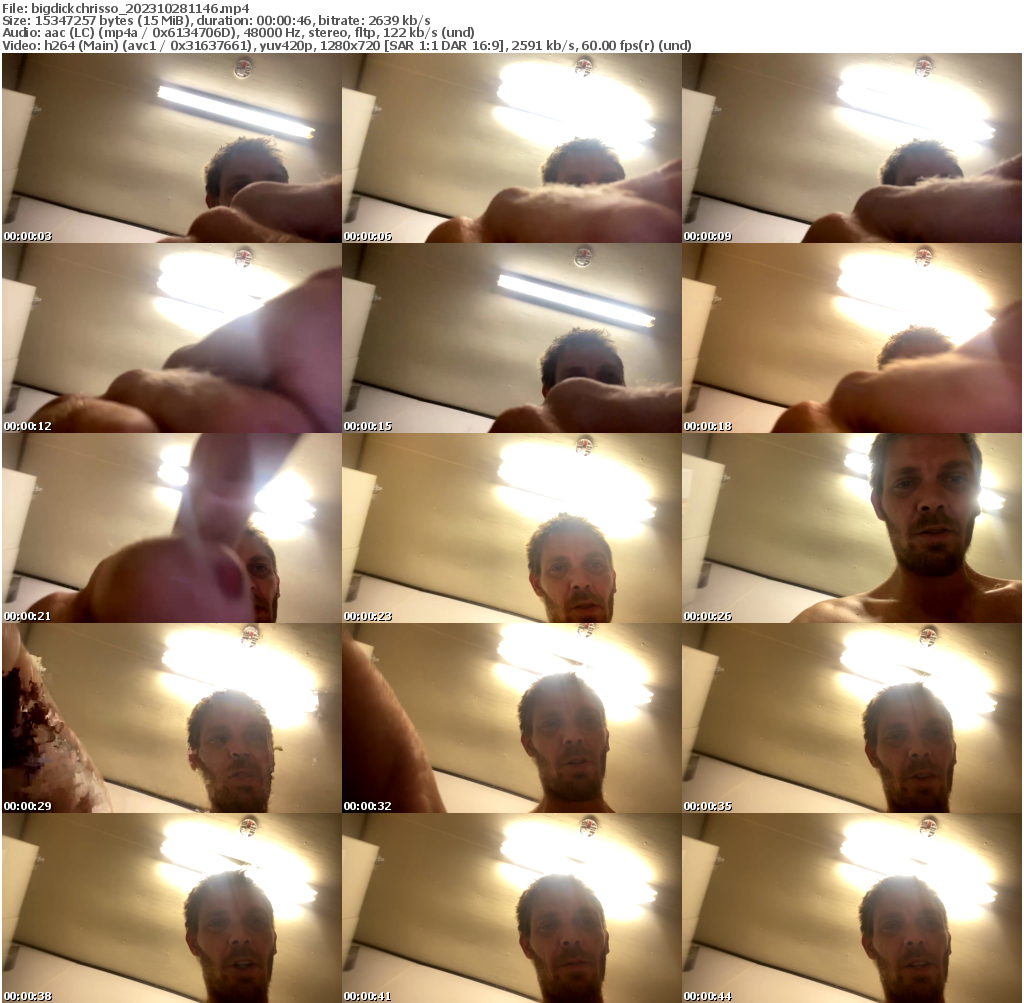 Preview thumb from bigdickchrisso on 2023-10-28 @ chaturbate