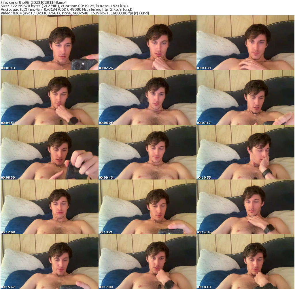 Preview thumb from conortho96 on 2023-10-28 @ chaturbate