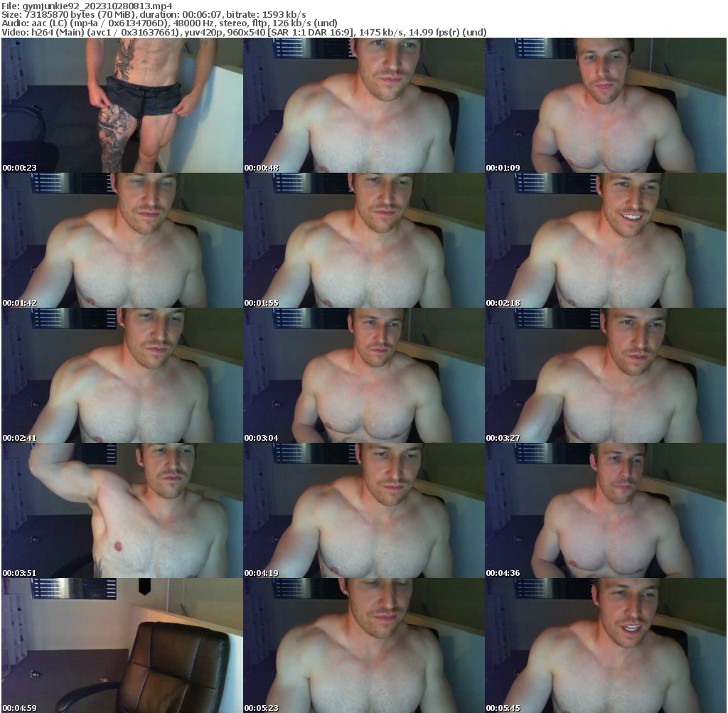 Preview thumb from gymjunkie92 on 2023-10-28 @ chaturbate