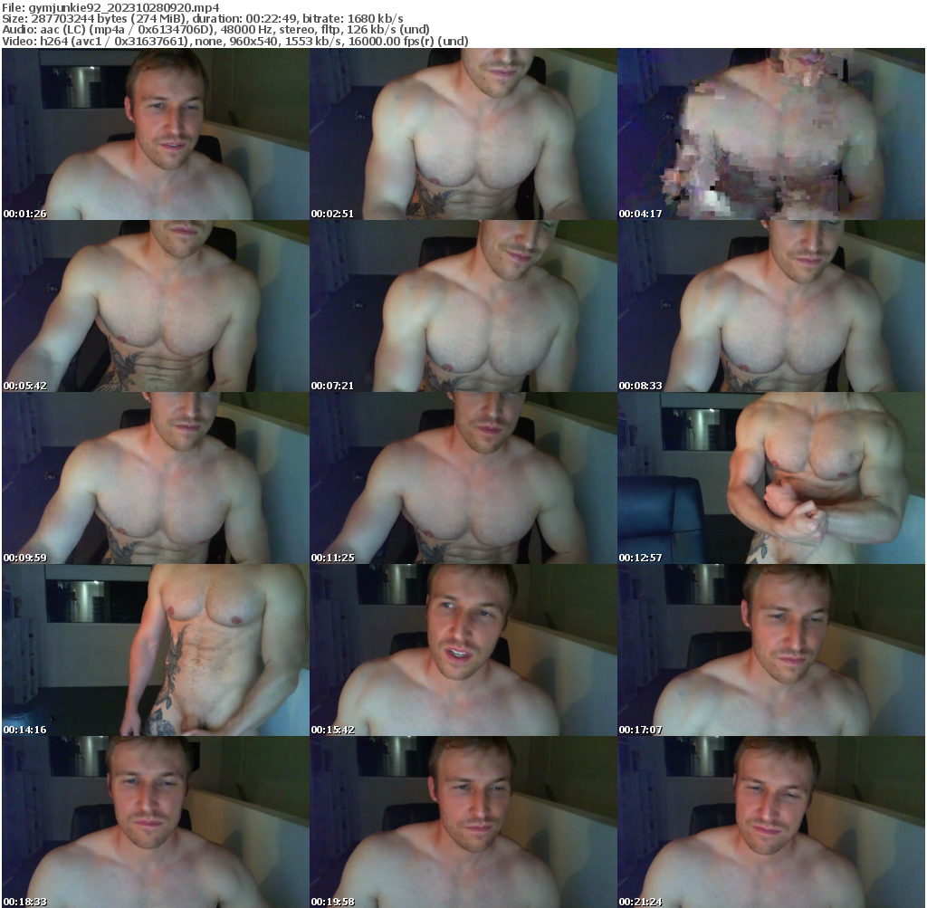 Preview thumb from gymjunkie92 on 2023-10-28 @ chaturbate