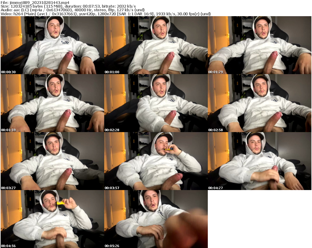 Preview thumb from jimmyj889 on 2023-10-28 @ chaturbate