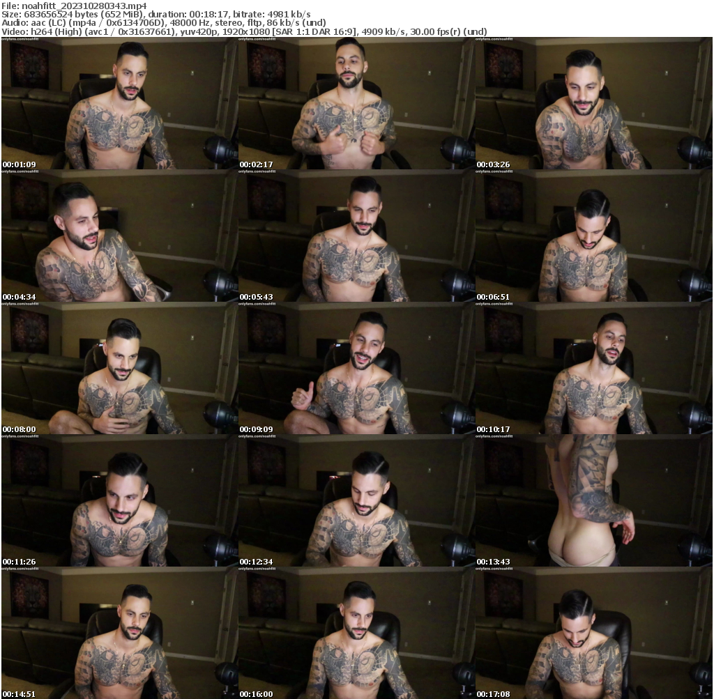 Preview thumb from noahfitt on 2023-10-28 @ chaturbate