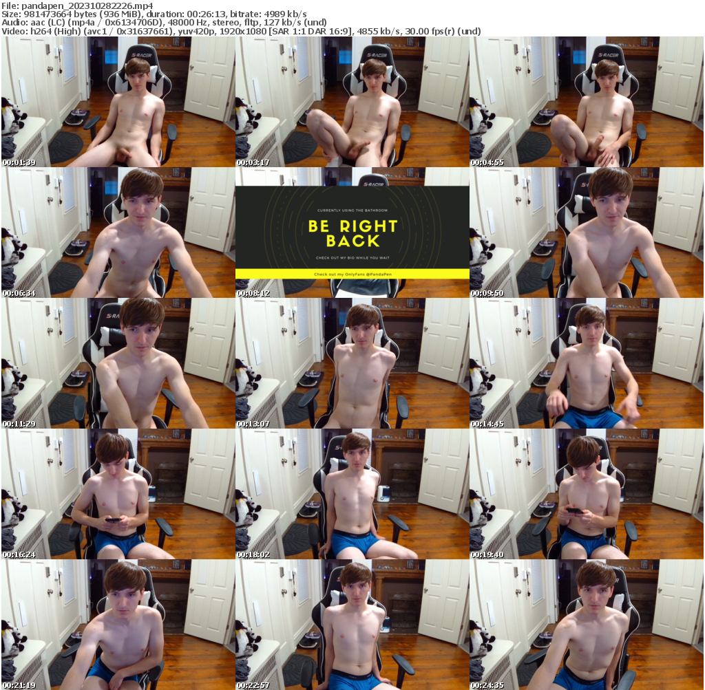 Preview thumb from pandapen on 2023-10-28 @ chaturbate
