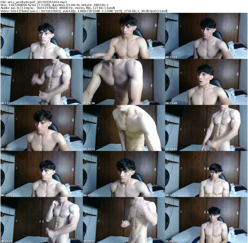 Preview thumb from ares_aestheticgod on 2023-10-29 @ chaturbate