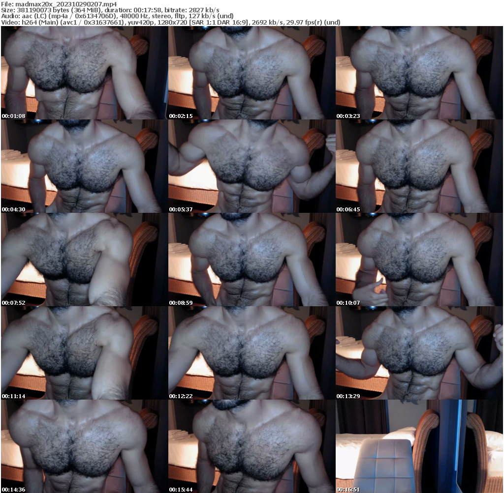 Preview thumb from madmax20x on 2023-10-29 @ chaturbate