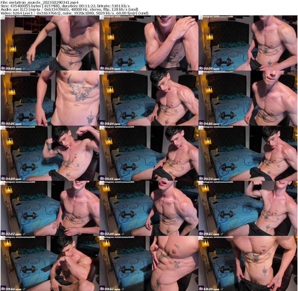 Preview thumb from metatron_muscle on 2023-10-29 @ chaturbate