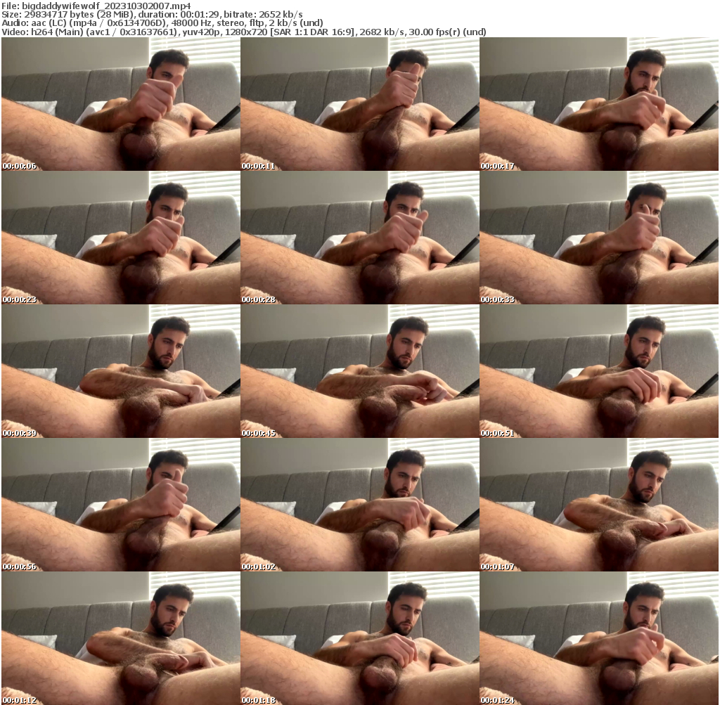 Preview thumb from bigdaddywifewolf on 2023-10-30 @ chaturbate