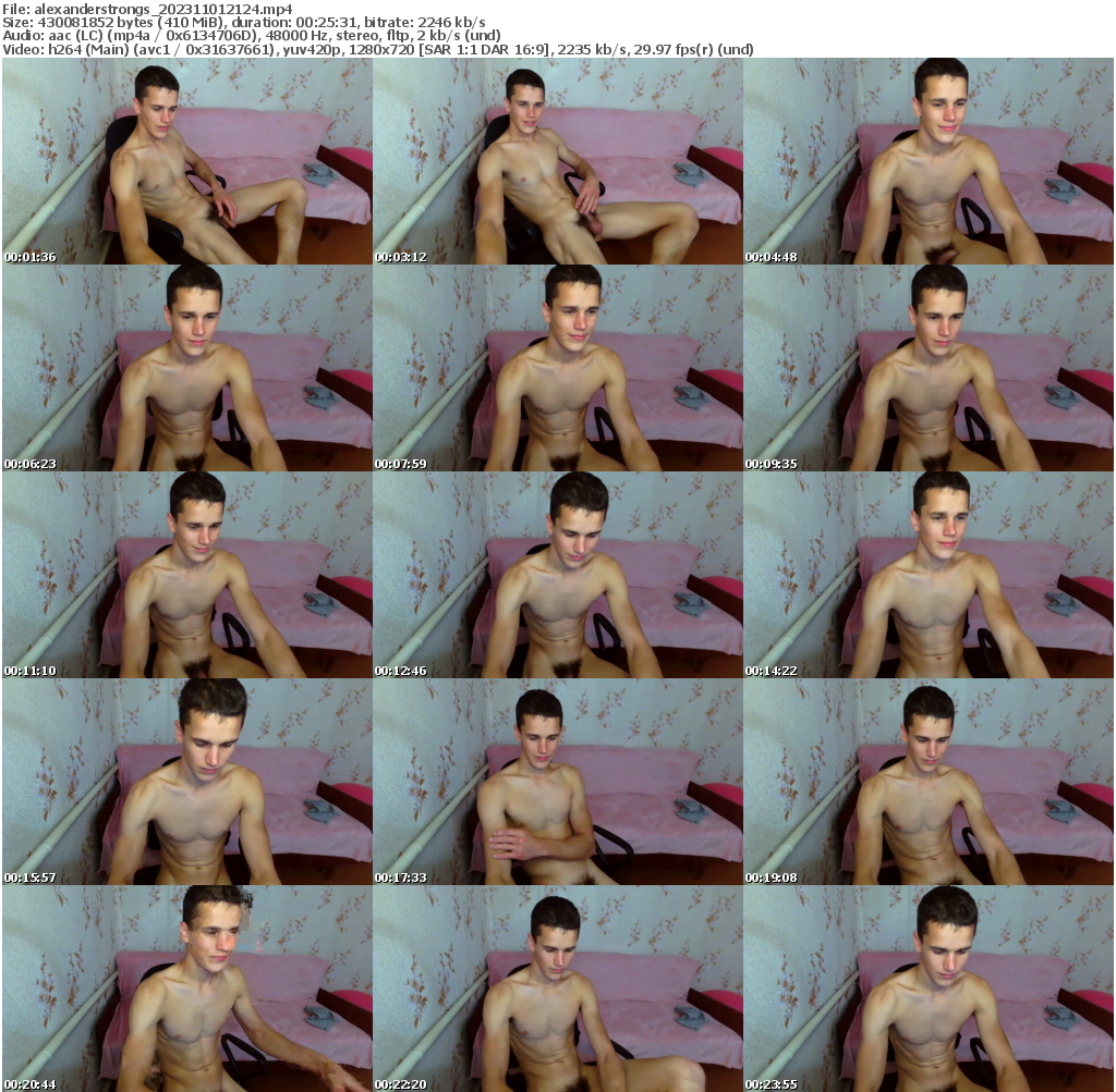 Preview thumb from alexanderstrongs on 2023-11-01 @ chaturbate