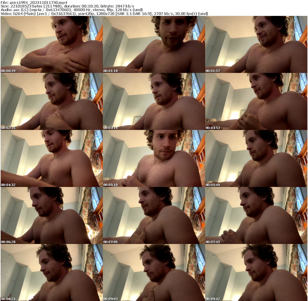 Preview thumb from asics1994 on 2023-11-01 @ chaturbate