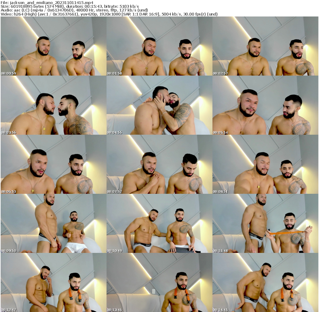 Preview thumb from jackson_and_emiliano on 2023-11-01 @ chaturbate