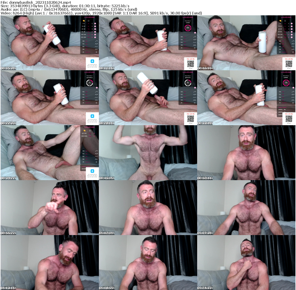 Preview thumb from donnybasilisk on 2023-11-02 @ chaturbate